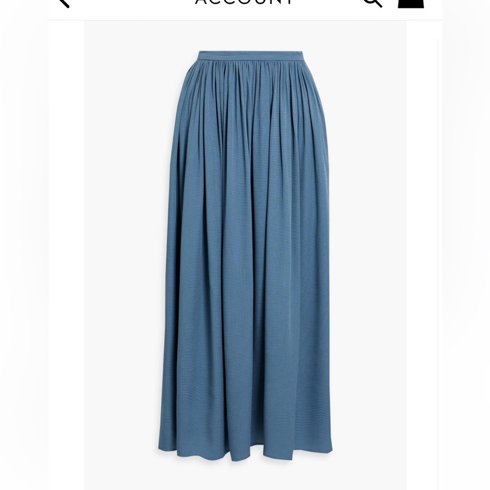 Iris + Ink Blue Maxi Skirt